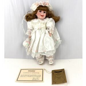 VTG Seymour Mann Connoisseur Collection Porcelain Doll Sally 16" 1991